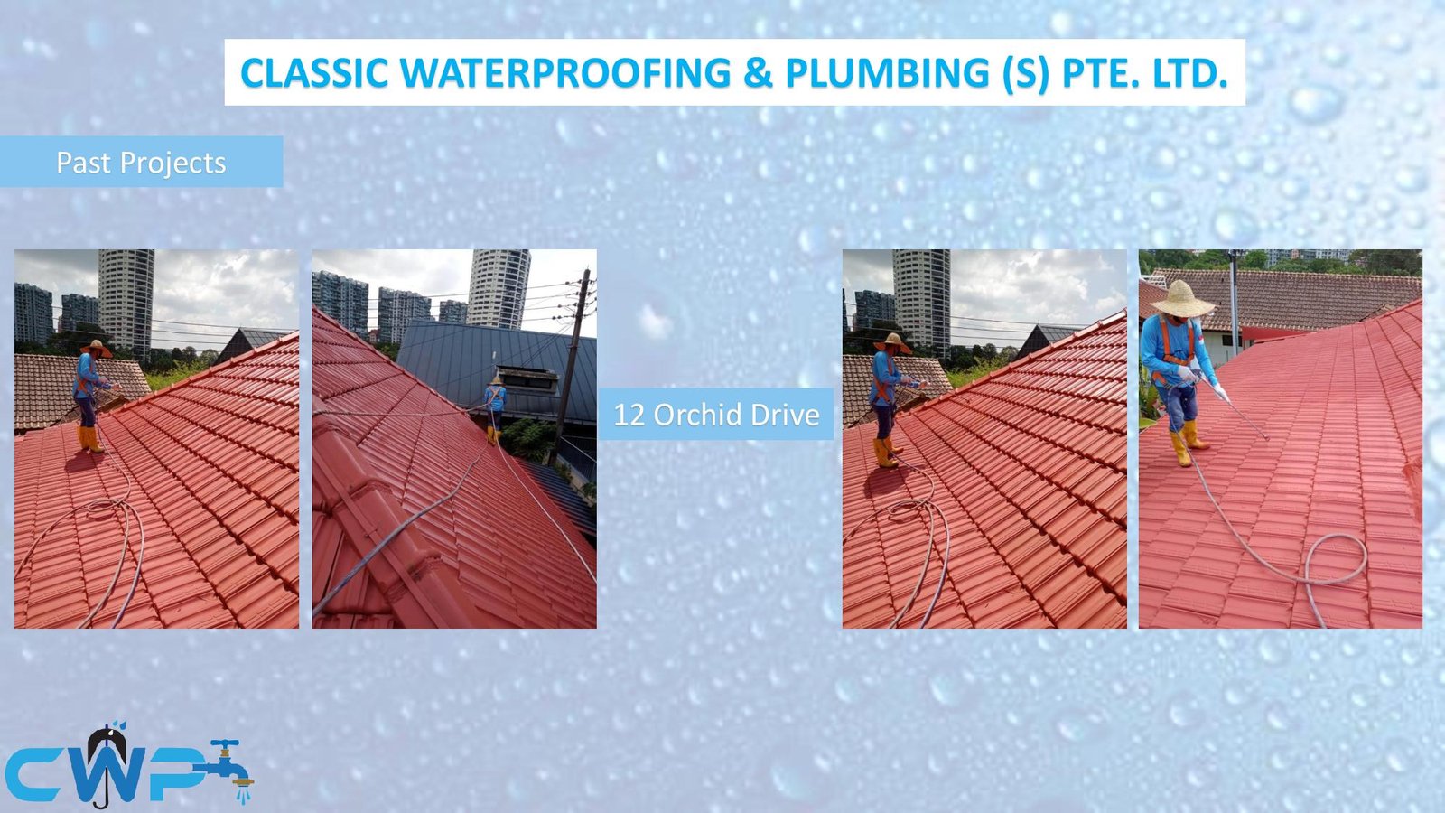 Classic waterproofing and plumbing roofing passed projects