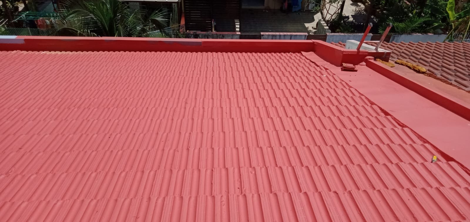 Pitch-clay tiles roof coating #2