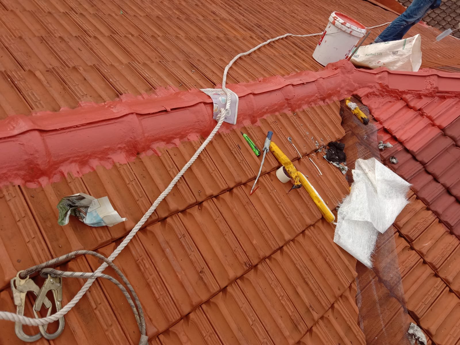 Pitch roof repair service