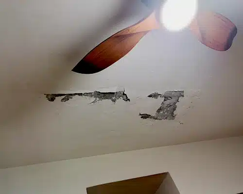 Inadequate waterproofing layer