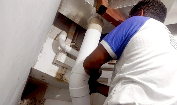 Leaks around plumbing penetrations