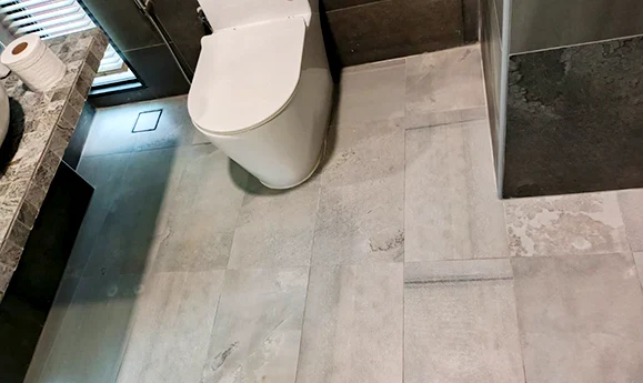 Office, shop, and restaurant toilet waterproofing