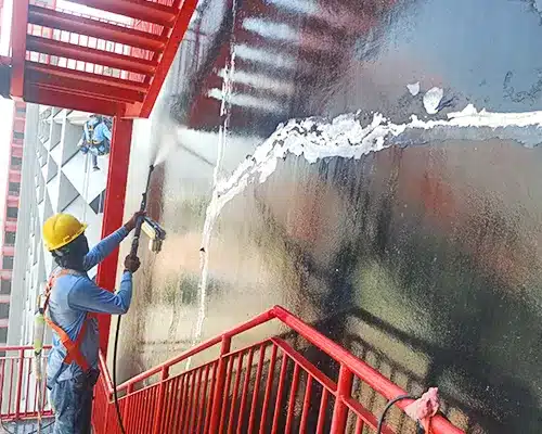 Repairing cracks and damaged areas