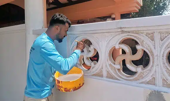 External wall painting and coating