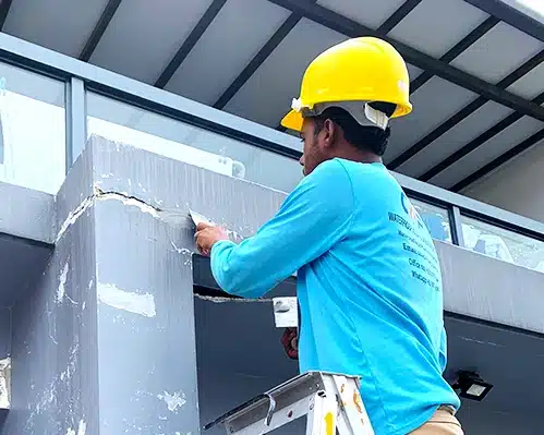 Cracked or damaged walls