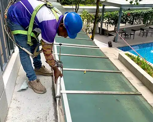 Old sealants and low-quality materials