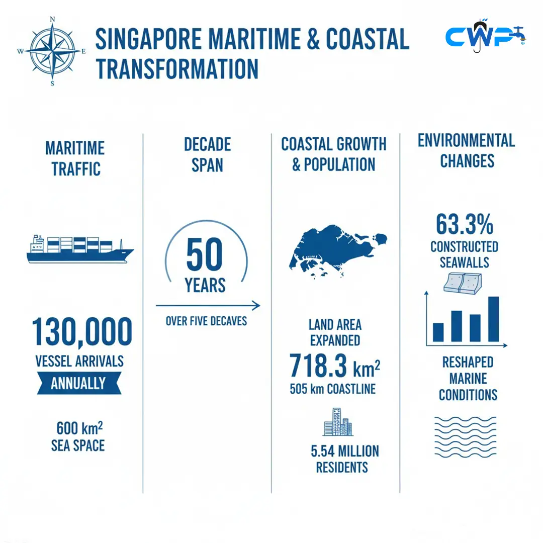 Singapore warm seawater