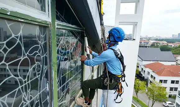 Window frame waterproofing