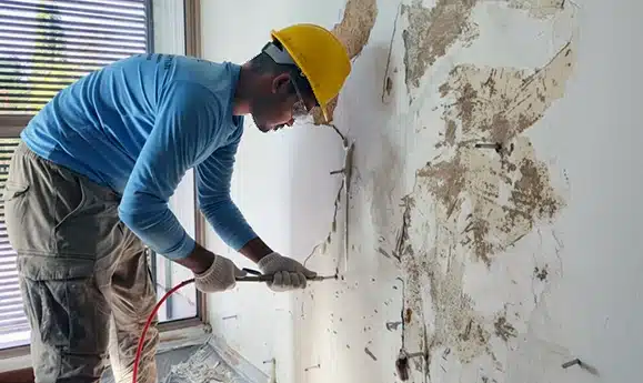 Pressure grouting concrete repair