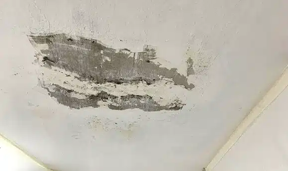 Spalling concrete ceiling repair